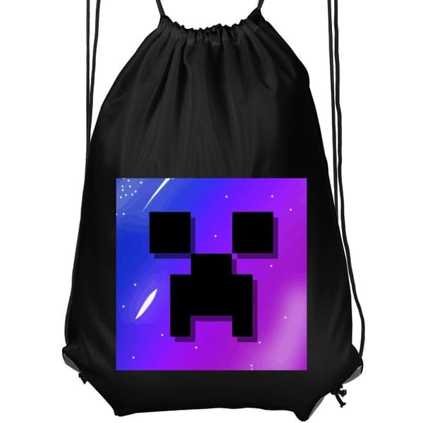 Gympapåse Svart Minecraft Minecraft Svart Barn