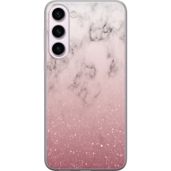 Kompatibelt Mobilskal till Samsung Galaxy S23+ Glitter och marmor