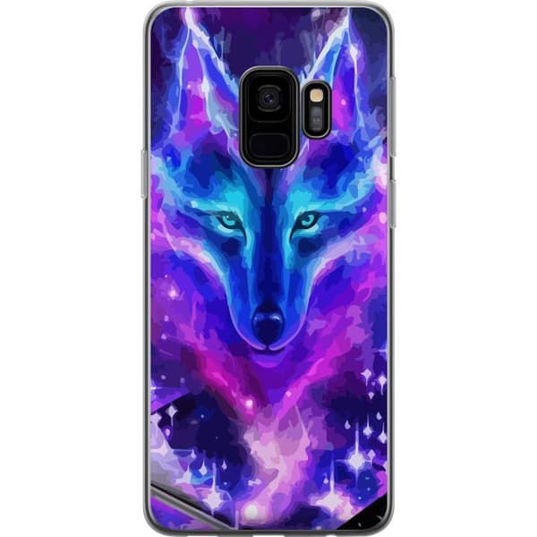 Kompatibelt Mobilskal till Samsung Galaxy S9 Neon Varg