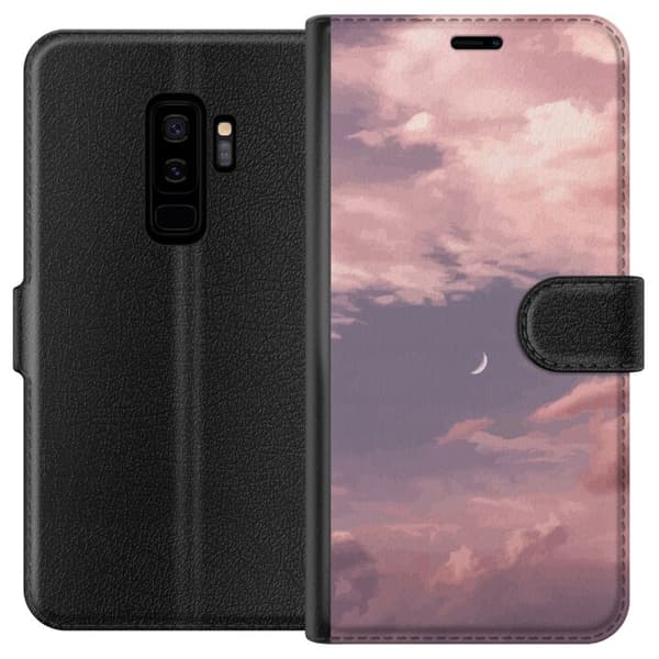 Kompatibelt Lommeboketui til Samsung Galaxy S9+ Rosa Himmel