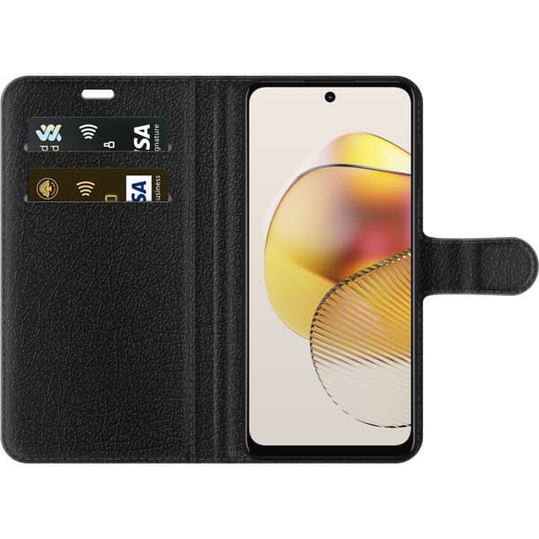 Kompatibel Tegnebogsetui til Motorola Moto G73 logo