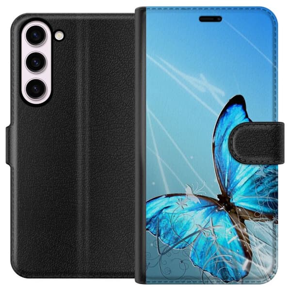 Kompatibel Tegnebogsetui til Samsung Galaxy S23+ Sommerfugl