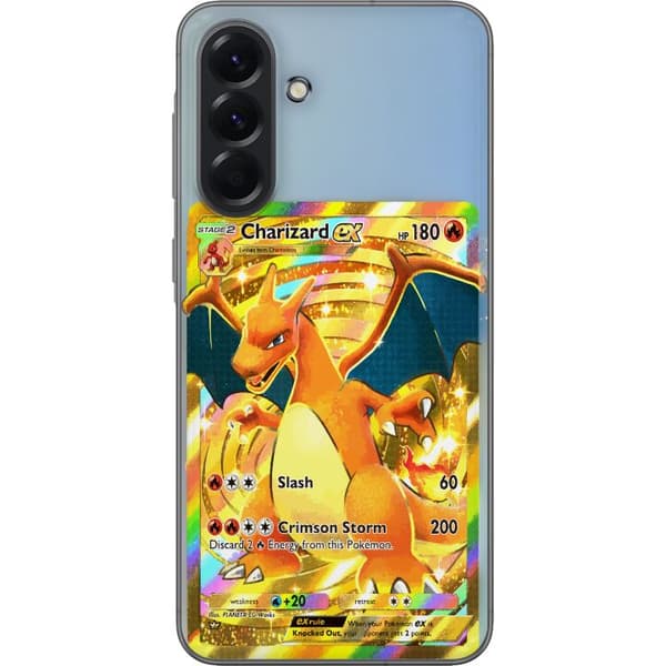 Kompatibelt Mobildeksel til Samsung Galaxy A56 Premiummotiv med Charizard EX