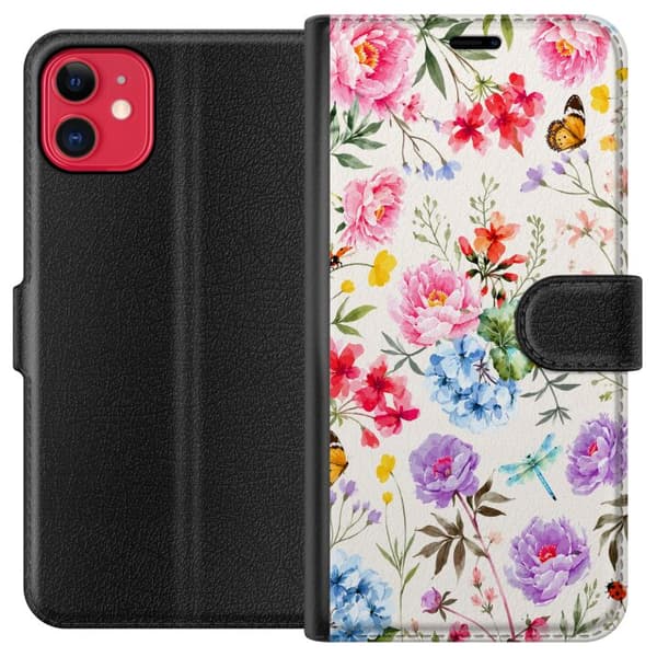 Kompatibelt Plånboksfodral till Apple iPhone 11 Bloom Society