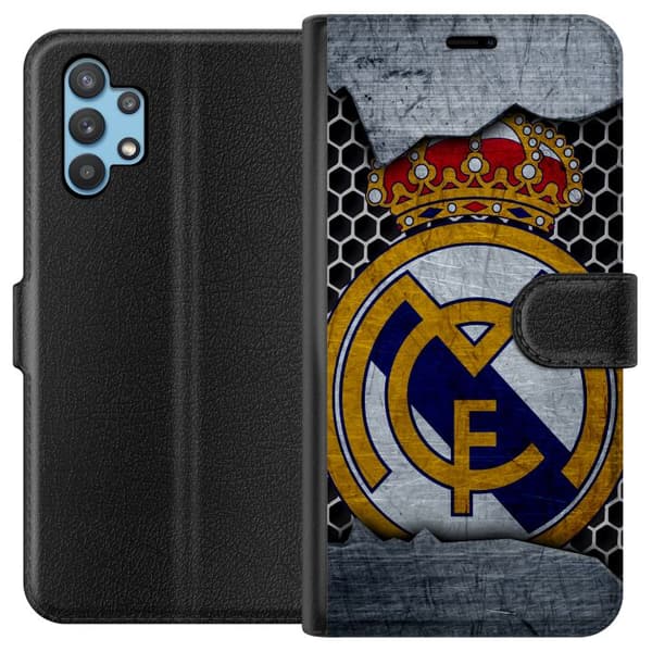 Kompatibelt Plånboksfodral till Samsung Galaxy A32 5G Real Madrid