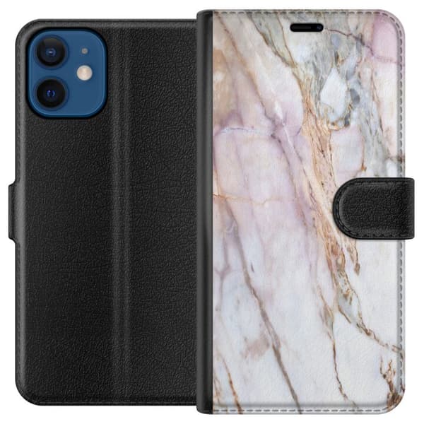 Yhteensopiva Lompakkokotelo Apple iPhone 12 mini Marmori
