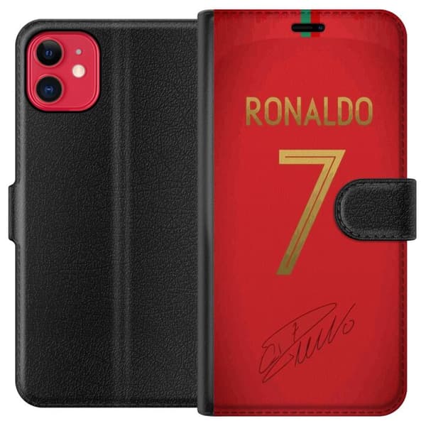 Kompatibel Tegnebogsetui til Apple iPhone 11 Ronaldo