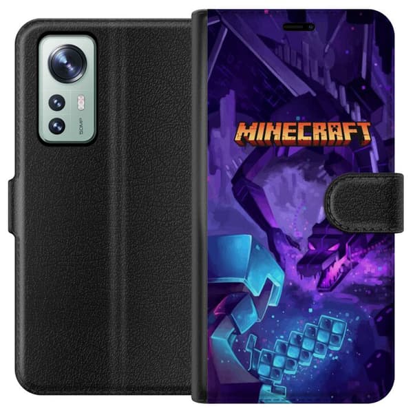 Kompatibel Tegnebogsetui til Xiaomi 12 Minecraft