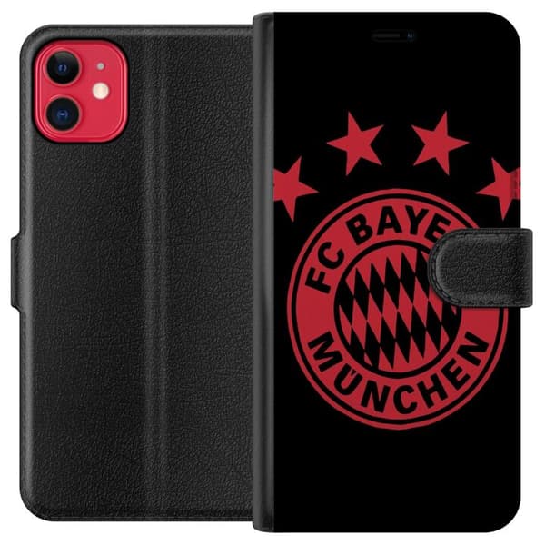 Kompatibel Tegnebogsetui til Apple iPhone 11 FC Bayern München