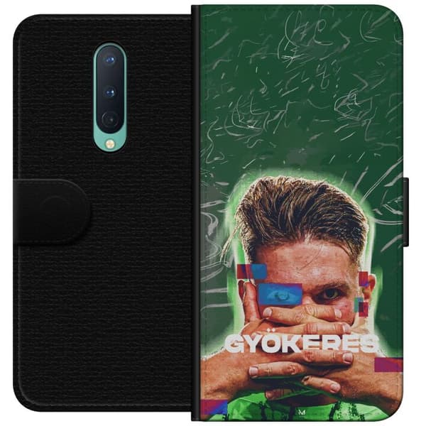 Kompatibel Tegnebogsetui til OnePlus 8 Viktor Gyökeres grön energi
