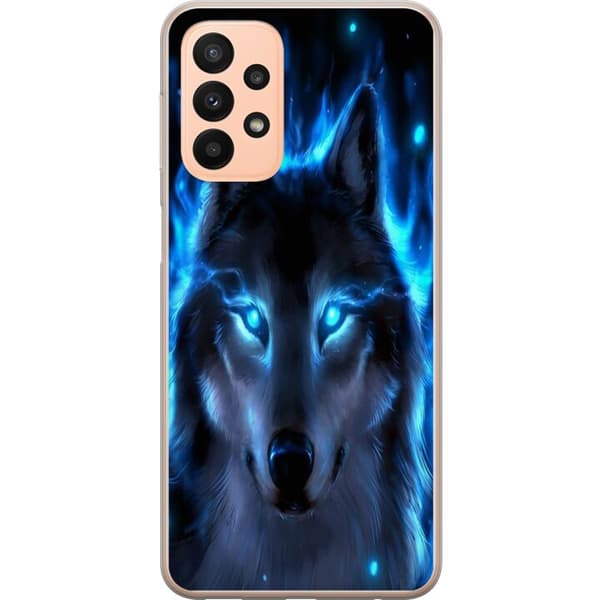Kompatibelt Mobilskal till Samsung Galaxy A23 Wolf