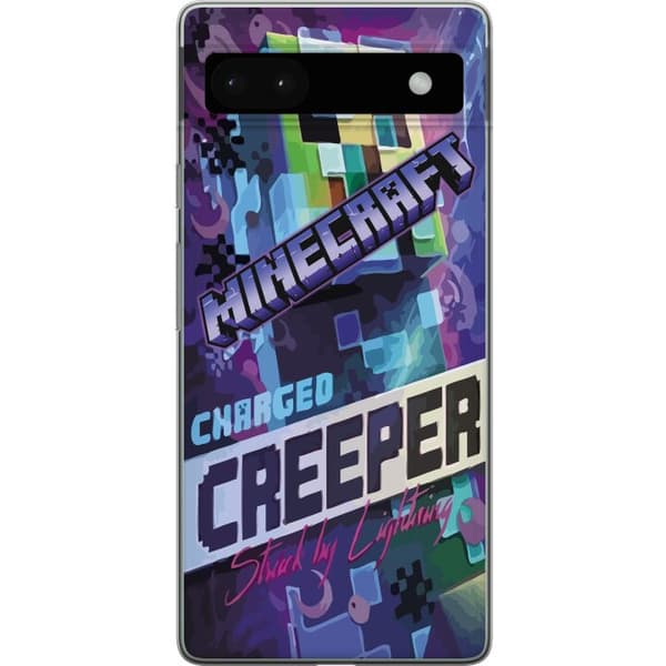 Kompatibelt Mobilskal till Google Pixel 6a Minecraft