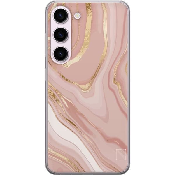 Kompatibelt Mobilskal till Samsung Galaxy S23 Marmor Rosa