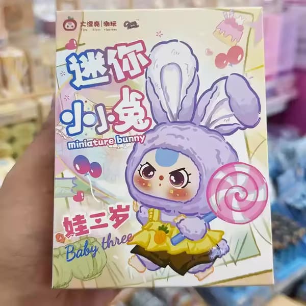 MINISO Baby Three Mini Tiny Rabbit Plush 1 blind box