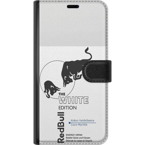 Kompatibel Tegnebogsetui til Google Pixel 7a Moderne Red Bull White Edition design