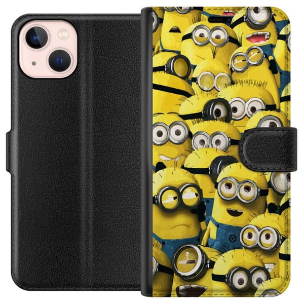 Kompatibelt Plånboksfodral till Apple iPhone 13 mini Minions
