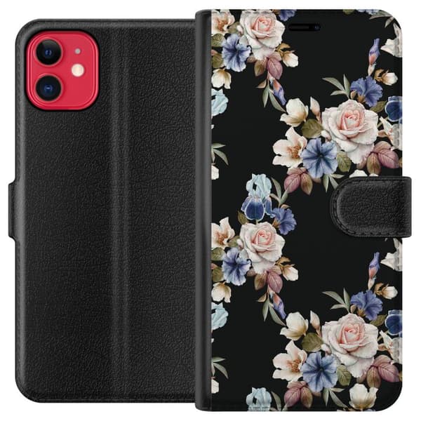 Kompatibelt Plånboksfodral till Apple iPhone 11 Floral