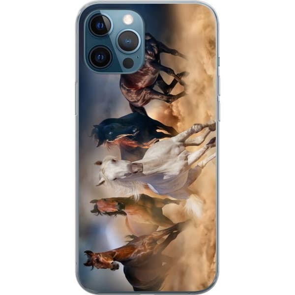 Kompatibelt Mobilskal till Apple iPhone 12 Pro Hästar