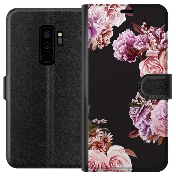 Kompatibelt Plånboksfodral till Samsung Galaxy S9+ Blommor