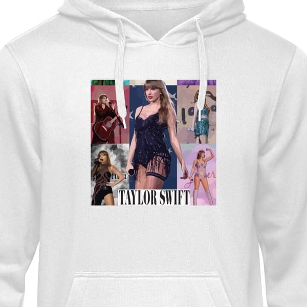 Hettegenser barn Hvit 12-13 År Taylor Swift Taylor Swift Hvit 12-13 År