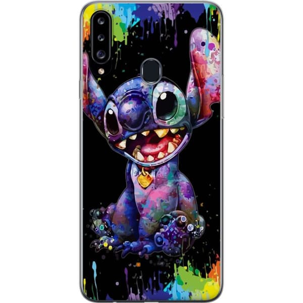 Kompatibelt Mobilskal till Samsung Galaxy A20s Lilo and Stitch