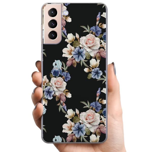 Kompatibelt Mobildeksel til Samsung Galaxy S21 Blomster