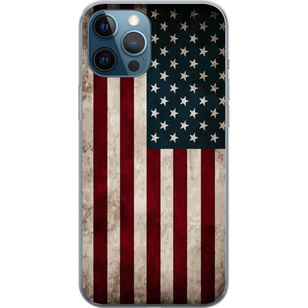 Kompatibelt Mobildeksel til Apple iPhone 12 Pro USA Flagg