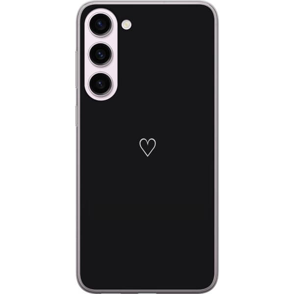 Kompatibel Mobilcover til Samsung Galaxy S23+ Hjerte Sort