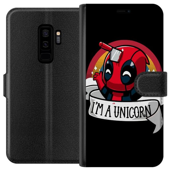 Kompatibel Tegnebogsetui til Samsung Galaxy S9+ Deadpool