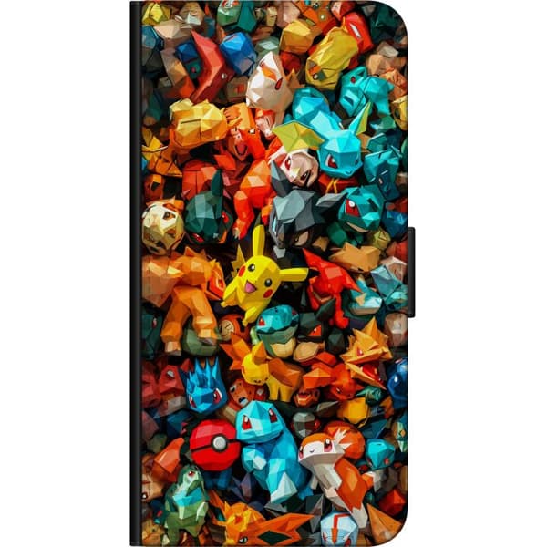 Kompatibelt Plånboksfodral till OnePlus 8 Unik geometrisk pokémon-design