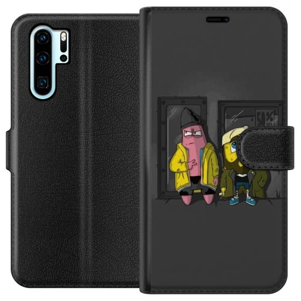 Kompatibel Tegnebogsetui til Huawei P30 Pro Spongebob