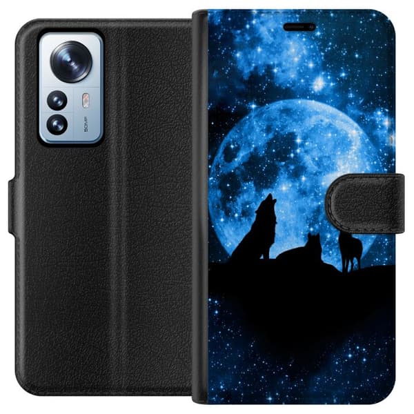 Kompatibelt Plånboksfodral till Xiaomi 12 Pro Varg