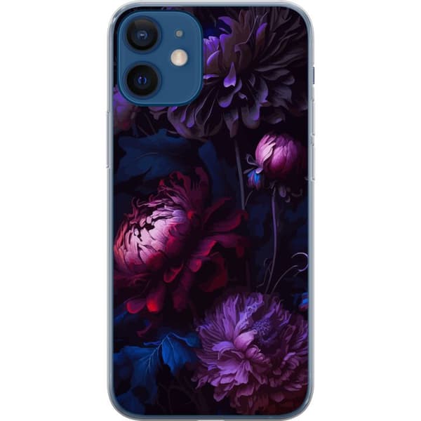 Kompatibel Mobilcover til Apple iPhone 12 Lilla Blomster