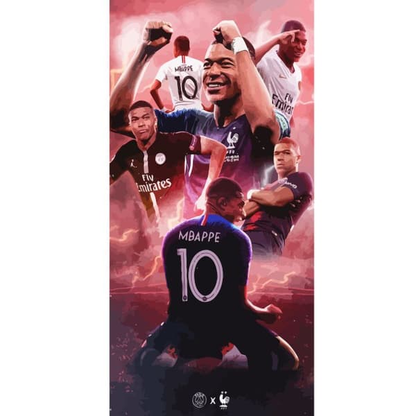 Yhteensopiva Lompakkokotelo Apple iPhone 13 Pro Mbappe