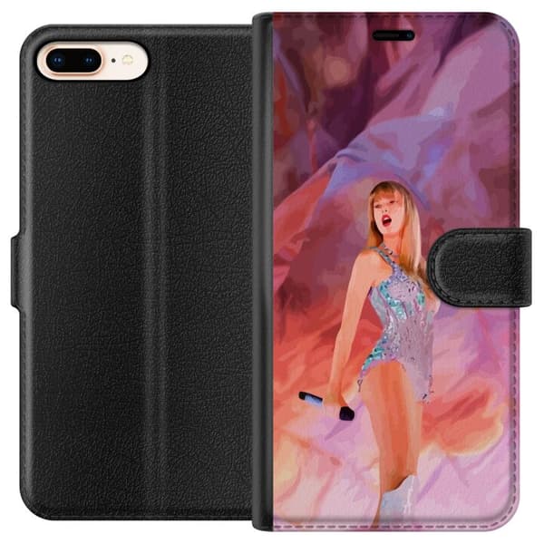 Kompatibel Tegnebogsetui til Apple iPhone 8 Plus Taylor Swift