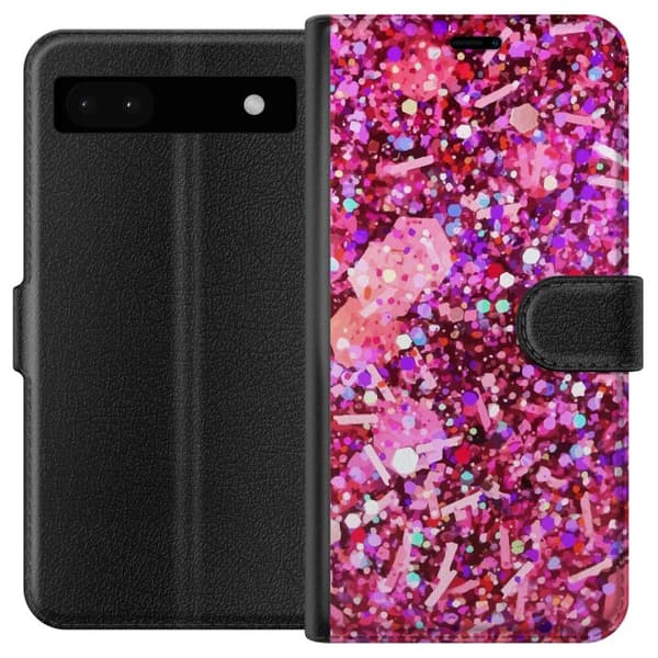 Kompatibelt Plånboksfodral till Google Pixel 6a Glitter