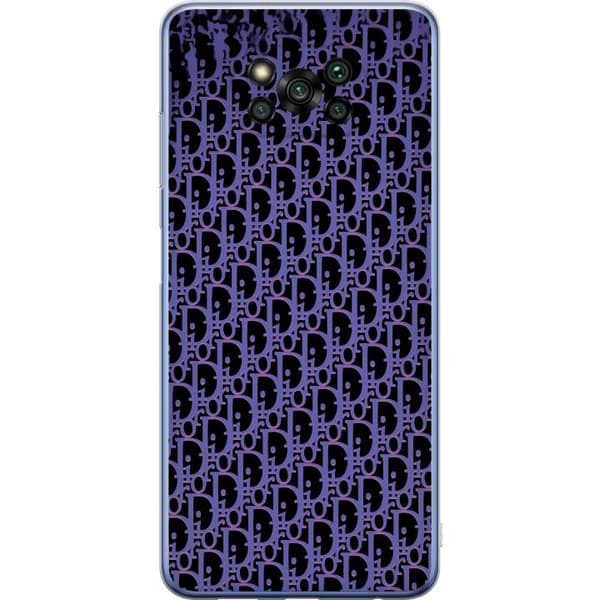 Kompatibelt Mobildeksel til Xiaomi Poco X3 Pro Moderneluksuriøst monogram i stilrent design