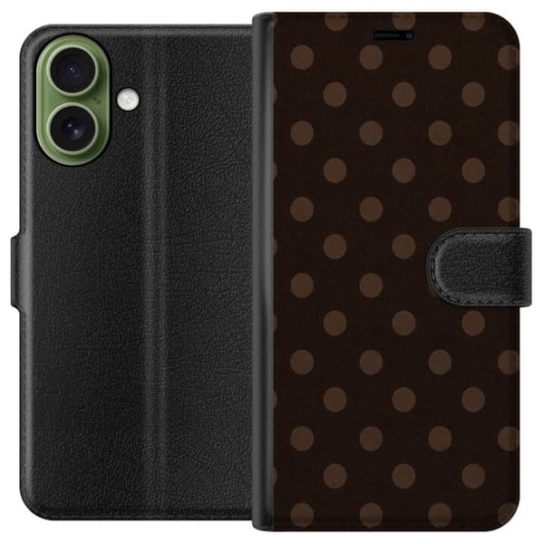 Kompatibelt Plånboksfodral till Apple iPhone 18 Mocha Pop