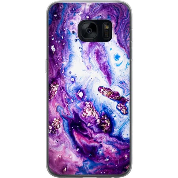 Kompatibelt Mobildeksel til Samsung Galaxy S7 Lilakt