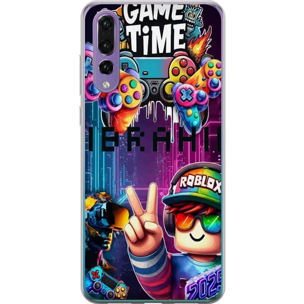Kompatibelt Mobildeksel til Huawei P20 Pro Neon Gamer-kunst