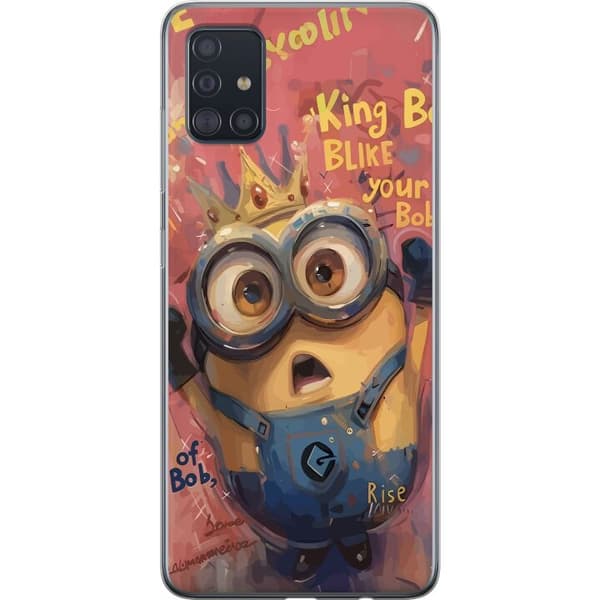 Kompatibelt Mobildeksel til Samsung Galaxy A51 Minion Med Krona