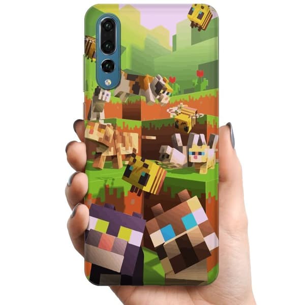Kompatibelt Mobildeksel til Huawei P20 Pro MineCraft