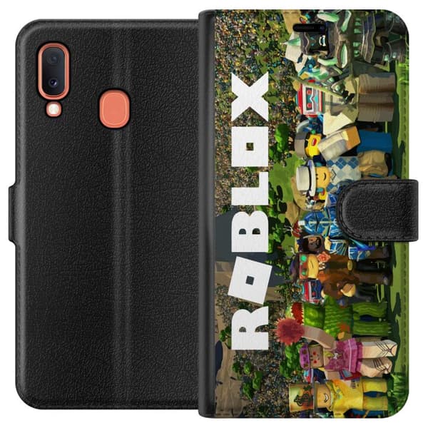 Kompatibelt Plånboksfodral till Samsung Galaxy A20e Roblox