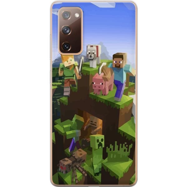 Kompatibelt Mobilskal till Samsung Galaxy S20 FE MineCraft