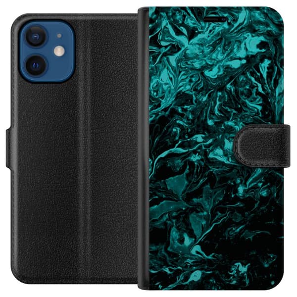 Kompatibel Tegnebogsetui til Apple iPhone 12 mini Mønster