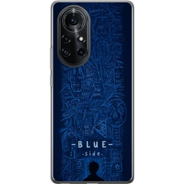 Kompatibel Mobilcover til Huawei nova 8 Pro Blue Side illustration