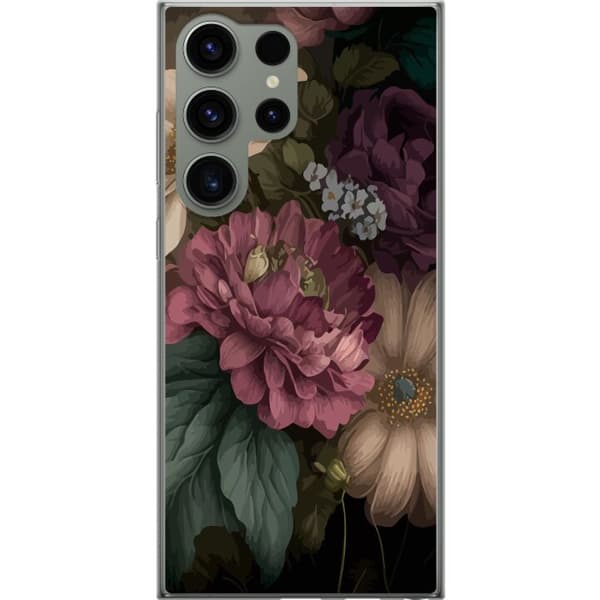 Kompatibelt Mobildeksel til Samsung Galaxy S23 Ultra Blomster
