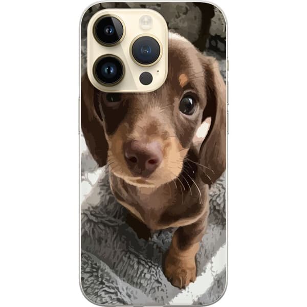 Kompatibelt Mobilskal till Apple iPhone 14 Pro Cute Dog / Söt Hund