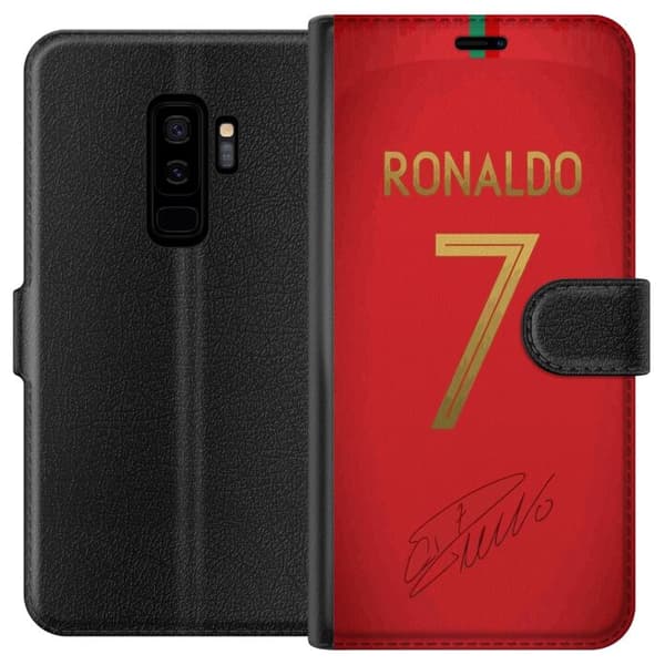 Kompatibelt Plånboksfodral till Samsung Galaxy S9+ Ronaldo