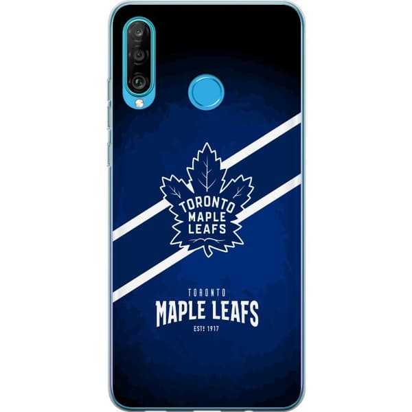 Kompatibelt Mobilskal till Huawei P30 lite Toronto Maple Leafs (NHL)